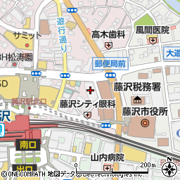 スルガ銀行藤沢支店 ＡＴＭ周辺の地図