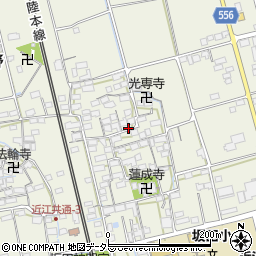 滋賀県米原市宇賀野周辺の地図