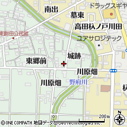 愛知県一宮市木曽川町外割田城跡69周辺の地図