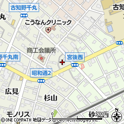 愛知県江南市古知野町小金146周辺の地図