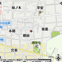 愛知県一宮市浅井町小日比野郷前5周辺の地図