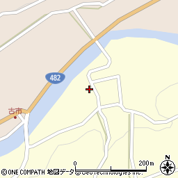 鳥取県鳥取市佐治町大井周辺の地図