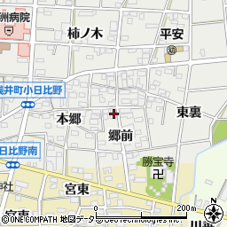 愛知県一宮市浅井町小日比野郷前1750-1周辺の地図