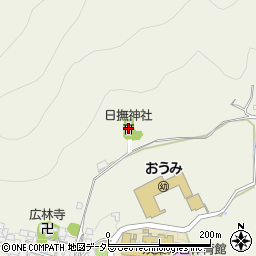 日撫神社周辺の地図