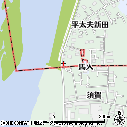 神奈川県茅ヶ崎市平太夫新田1周辺の地図