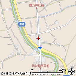 京都府綾部市中筋町緩復3周辺の地図