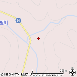 京都府南丹市美山町豊郷下側周辺の地図