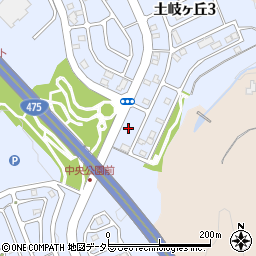 岐阜県土岐市土岐ヶ丘3丁目13周辺の地図