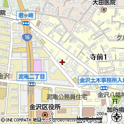 ユニハイム金沢文庫周辺の地図
