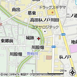 愛知県一宮市木曽川町外割田城跡93周辺の地図