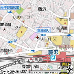 全労済共済ショップ藤沢周辺の地図