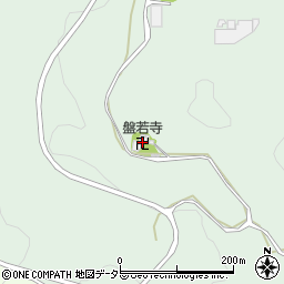 盤若寺周辺の地図