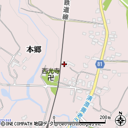 千葉県市原市本郷557周辺の地図