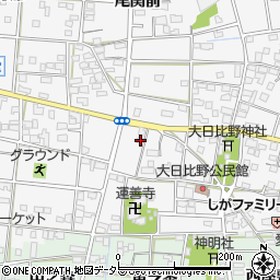 愛知県一宮市浅井町大日比野南流31周辺の地図