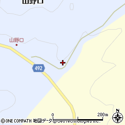 京都府福知山市山野口上浅谷周辺の地図