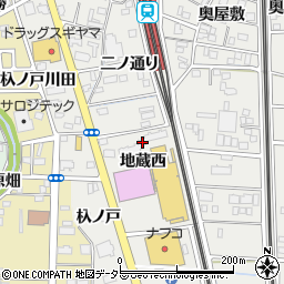愛知県一宮市木曽川町黒田地蔵西6周辺の地図
