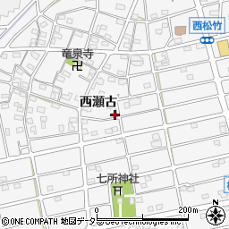 愛知県江南市松竹町西瀬古209周辺の地図