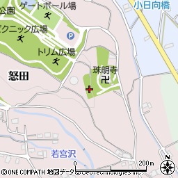 神奈川県南足柄市怒田周辺の地図