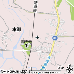 千葉県市原市本郷552周辺の地図