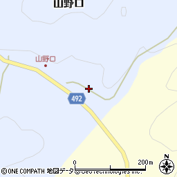 京都府福知山市山野口瓜生迫1周辺の地図