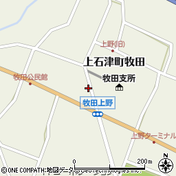 岐阜県大垣市上石津町牧田2274周辺の地図