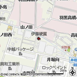 伊藤硬質株式会社　羽黒工場周辺の地図