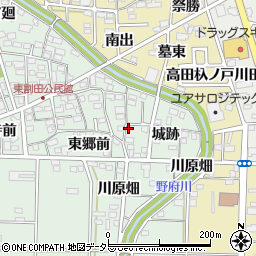 愛知県一宮市木曽川町外割田城跡74周辺の地図