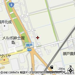 滋賀県米原市顔戸1313-9周辺の地図
