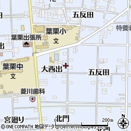 愛知県一宮市島村大西出70周辺の地図