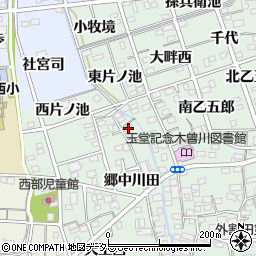 愛知県一宮市木曽川町外割田郷中川田95周辺の地図
