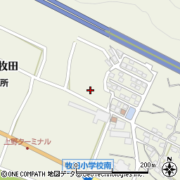 岐阜県大垣市上石津町牧田2639周辺の地図