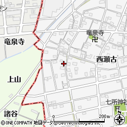 愛知県江南市松竹町西瀬古67周辺の地図