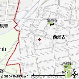 愛知県江南市松竹町西瀬古151周辺の地図