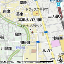 愛知県一宮市木曽川町内割田二の通り2周辺の地図