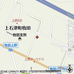 岐阜県大垣市上石津町牧田2189周辺の地図