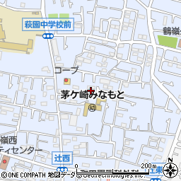 神奈川県茅ヶ崎市萩園2210周辺の地図