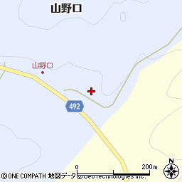 京都府福知山市山野口瓜生迫2周辺の地図