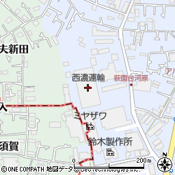 神奈川県茅ヶ崎市萩園2730周辺の地図