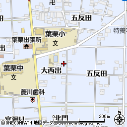 愛知県一宮市島村大西出69周辺の地図