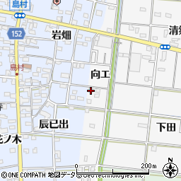愛知県一宮市浅井町大日比野向エ26周辺の地図
