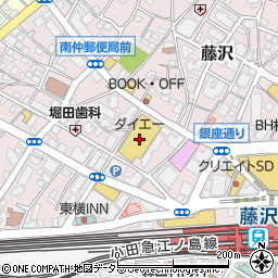 ダイエー藤沢店周辺の地図