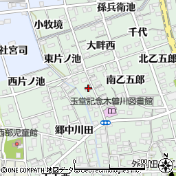 愛知県一宮市木曽川町外割田西郷中11周辺の地図