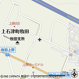 岐阜県大垣市上石津町牧田2187周辺の地図