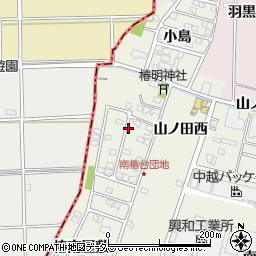 愛知県犬山市羽黒新田椿北屋敷周辺の地図
