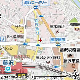 みずほ銀行鵠沼支店周辺の地図