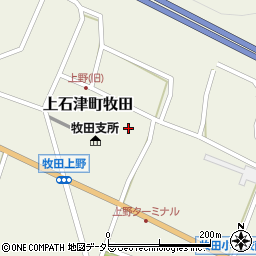 岐阜県大垣市上石津町牧田2215周辺の地図