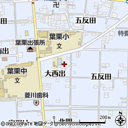 愛知県一宮市島村大西出64周辺の地図