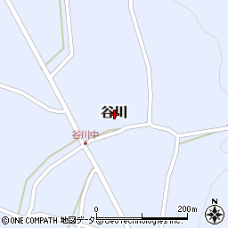 鳥取県西伯郡伯耆町谷川周辺の地図