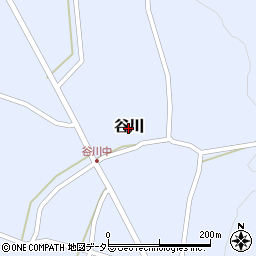 鳥取県伯耆町（西伯郡）谷川周辺の地図
