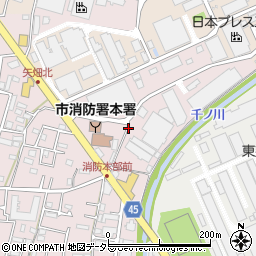 平沢商事株式会社　茅ケ崎支店周辺の地図